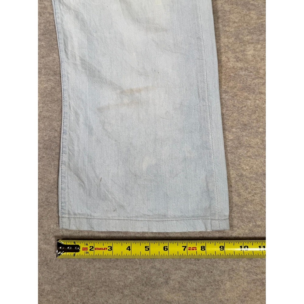 Vintage Levis 501 Original Jeans Men 38x34 Blue Denim Cotton Button Fly Straight - Picture 16 of 16